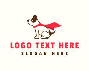 Doggo - Super Hero Pet Dog logo design