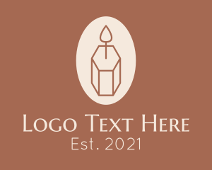 Hexagonal - Hexagonal Wax Candle logo design