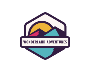 Hiking Mountain Outdoor logo design