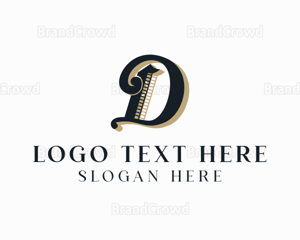 Luxury Jewelry Letter D Logo