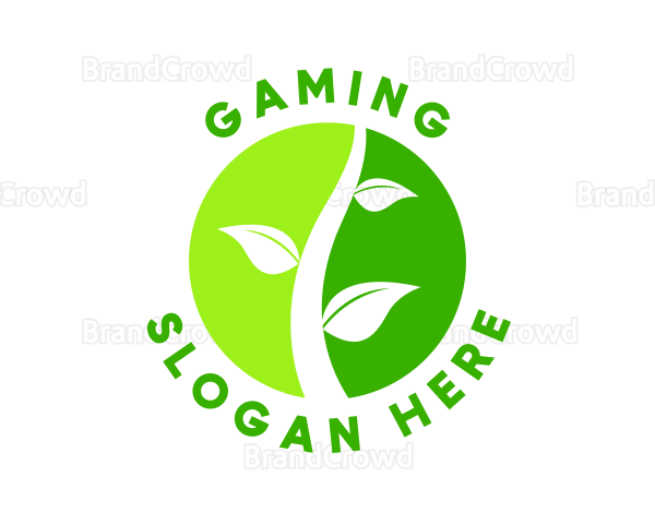Agricultural Gardening Sprout Logo