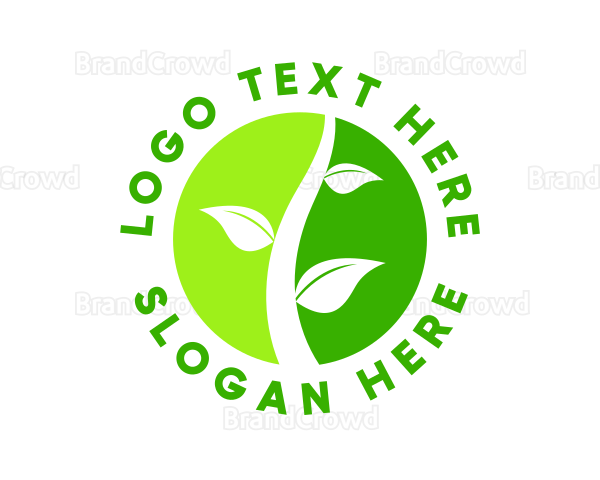 Agricultural Gardening Sprout Logo