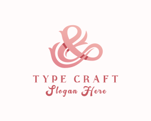 Stylish Fashion Ampersand logo design