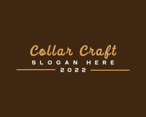 Retro Cursive Business logo design