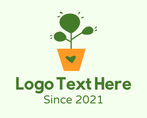 Eco Friendly - Cactus Indoor Plant logo design