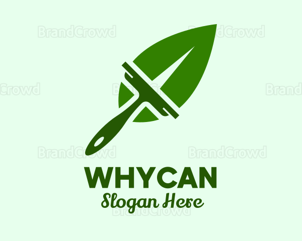 Natural Leaf Squeegee Logo