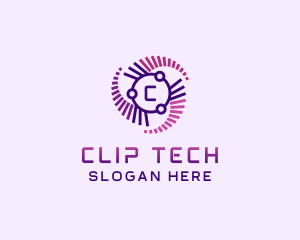 Cyber Tech Developer logo design