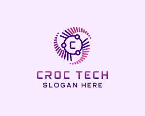 Cyber Tech Developer logo design