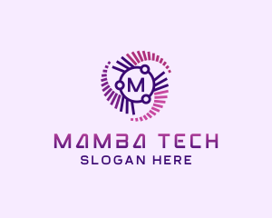 Cyber Tech Developer logo design