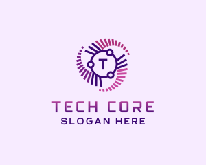 Cyber Tech Developer logo design