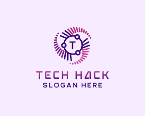 Cyber Tech Developer logo design