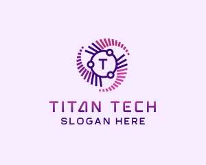 Cyber Tech Developer logo design