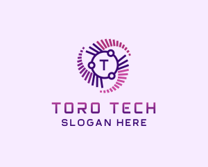 Cyber Tech Developer logo design