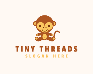 Kids Clothing - Monkey Stuffed Toy logo design