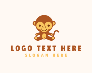 Monkey Stuffed Toy  Logo