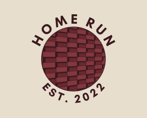 Brick Home Builder logo design