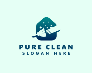 Clean Sparkles Housekeeping logo design