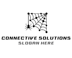 Network - Network Spider Web logo design