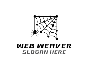 Spider - Network Spider Web logo design