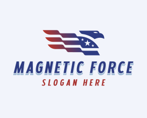 American Eagle Flag  logo design