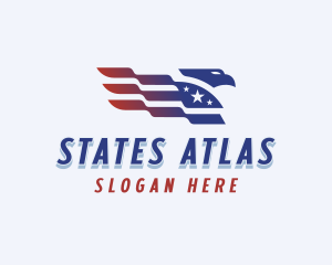 American Eagle Flag  logo design