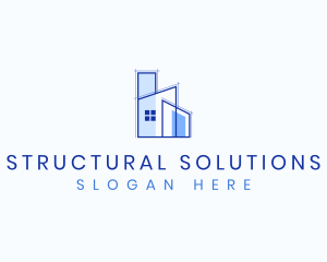 Structural - House Architecture Building logo design