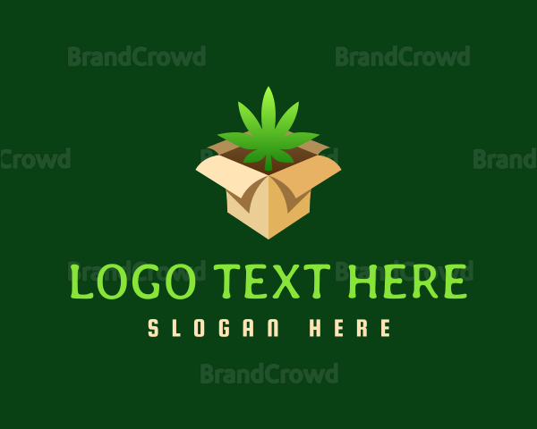 Marijuana Delivery Box Logo