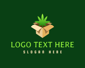 Package - Marijuana Delivery Box logo design