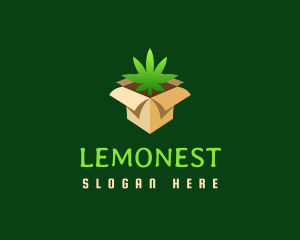 Vape - Marijuana Delivery Box logo design