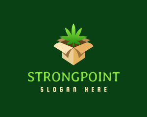 Smoke - Marijuana Delivery Box logo design