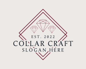 Luxury Jewelry Gemstone logo design