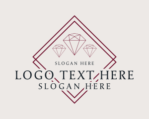 Luxury Jewelry Gemstone Logo