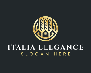 Elegant Real Estate Developer logo design