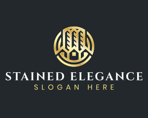 Elegant Real Estate Developer logo design