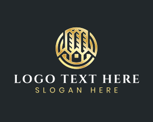 Highrise - Elegant Real Estate Developer logo design