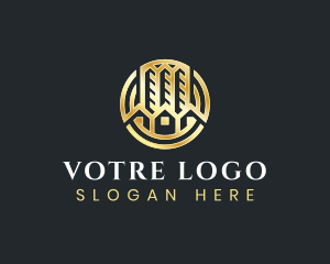 Elegant Real Estate Developer logo design