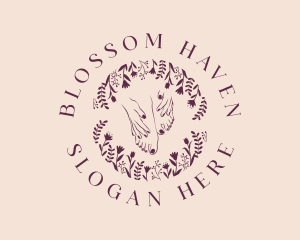 Flowers - Beauty Manicure Salon logo design