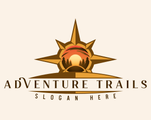 Adventure Travel Compass logo design