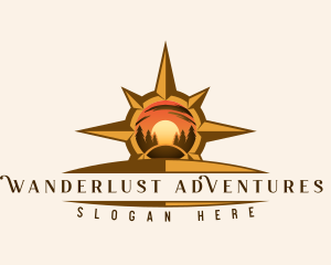 Adventure Travel Compass logo design