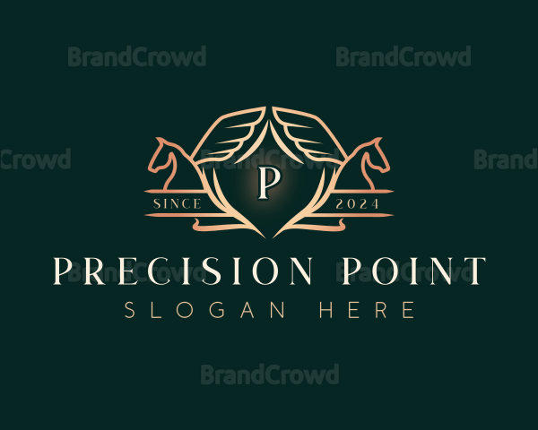 Luxury Pegasus Stallion Logo