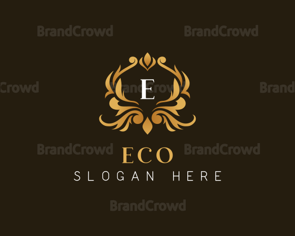 Elegant Crest Ornament Logo