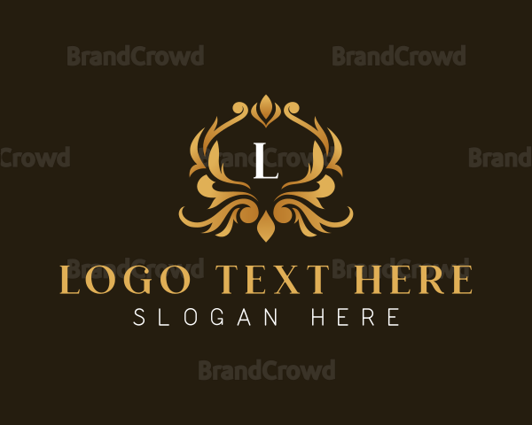 Elegant Crest Ornament Logo