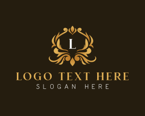 Expensive - Elegant Crest Ornament logo design