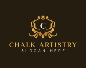 Elegant Crest Ornament logo design