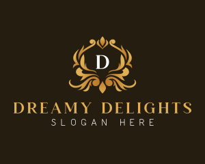 Elegant Crest Ornament logo design