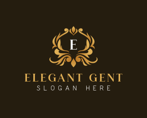 Elegant Crest Ornament logo design