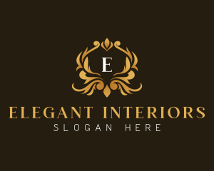 Elegant Crest Ornament logo design