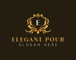 Elegant Crest Ornament logo design