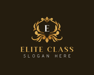 Elegant Crest Ornament logo design