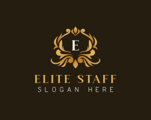 Elegant Crest Ornament logo design